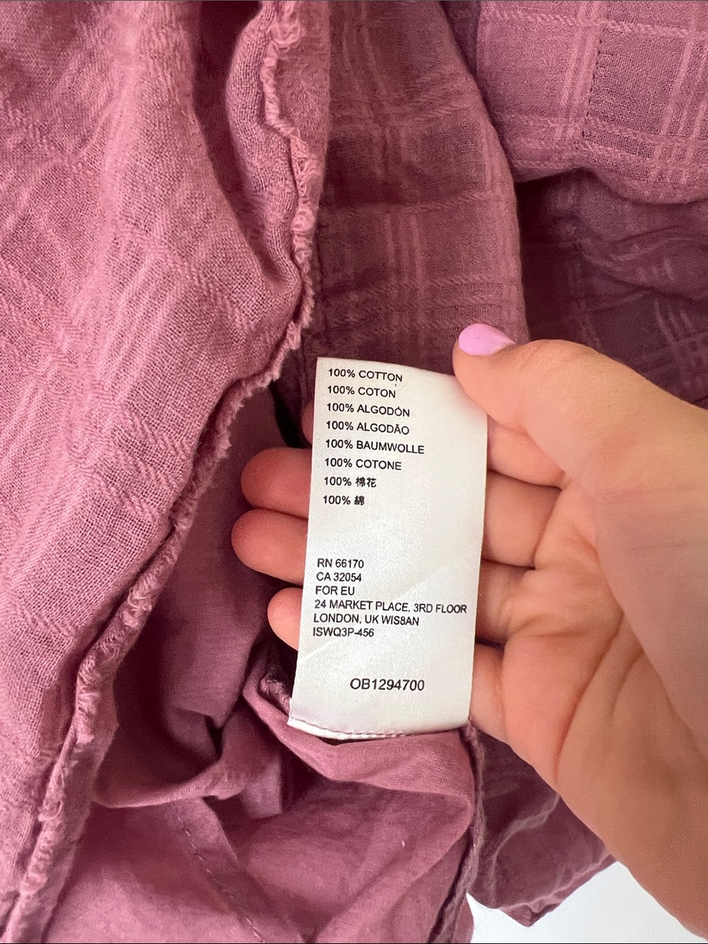 Free People Mauve Pink Ari Mini Dress - Picture 4 of 4